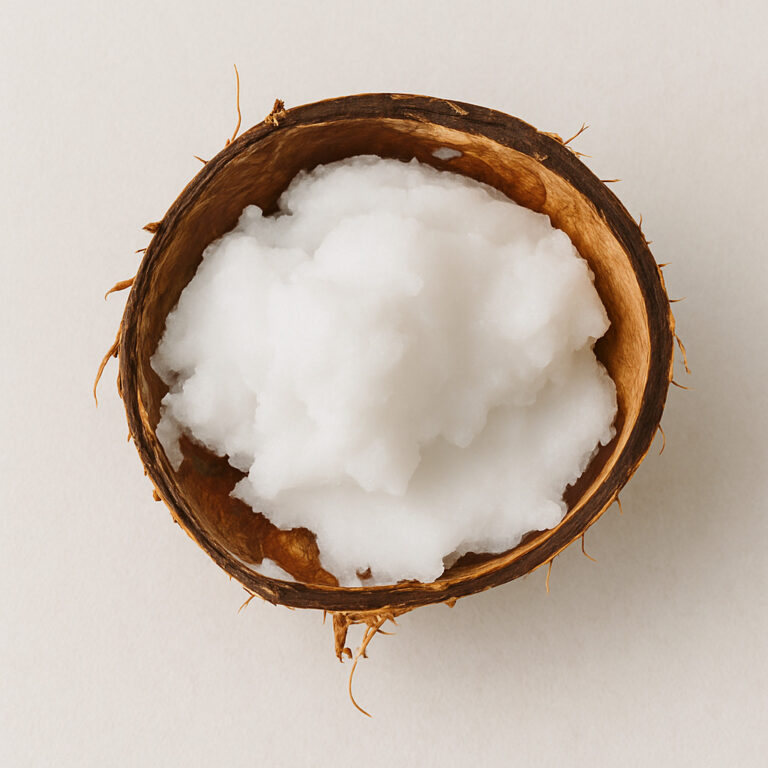 Coconuts used for organic virgin coconut oil production Sigma Oil Seeds. This oil is ideal for both food and cosmetics.